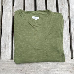 Saturday’s Green Heather long sleeve slightly worn